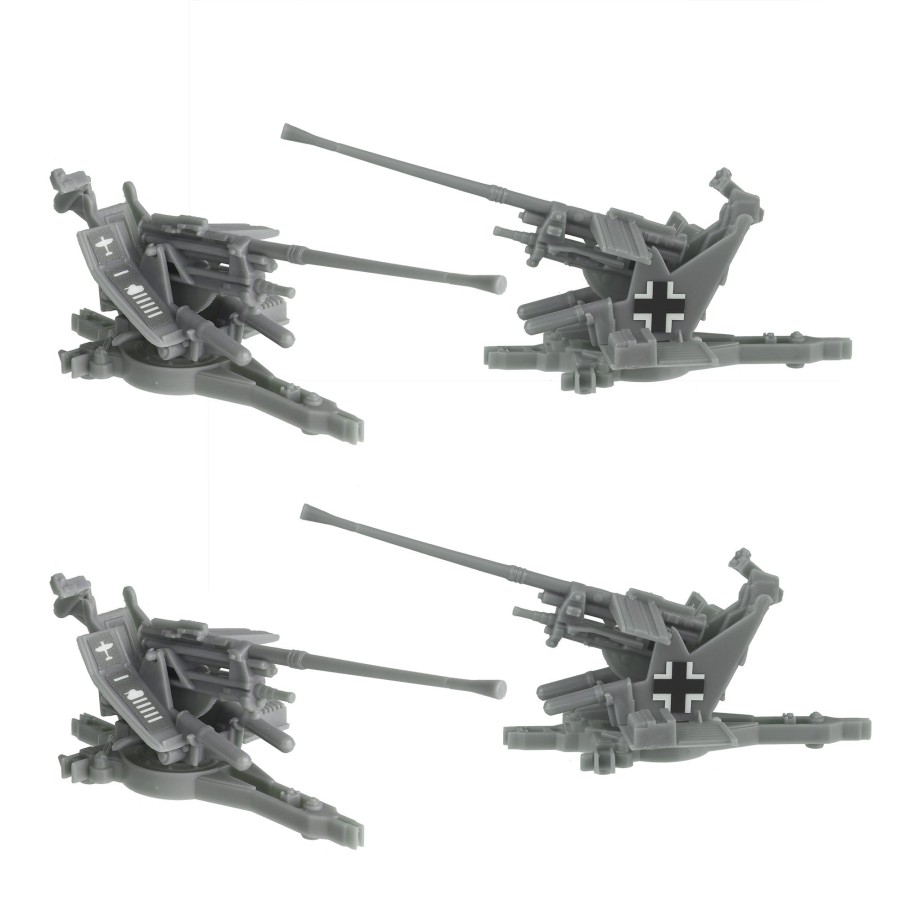 Era BMC Toys | Bmc Ww2 German Flak 37 Artillery-4Pc 1:32 Accessories For Plastic Army Men