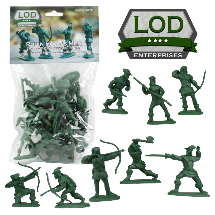 Era LOD | Lod Robin Hood And His Merry Men-16 Forest Green 1:30 Figures