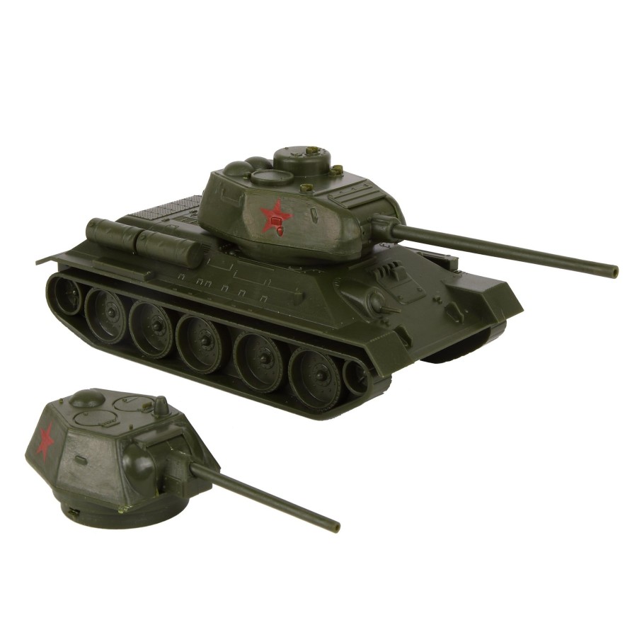 Era BMC Toys | Bmc Cts Ww2 Soviet T-34 Tank-Olive-Green 1:40 Russian T34 Plastic Army Vehicle