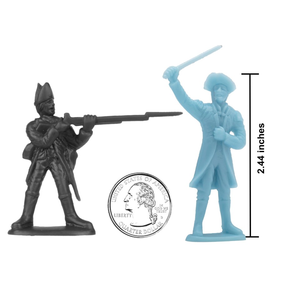 Era BMC Toys | Bmc Revolutionary War Battle Of Trenton-Plastic Army Men Soldier Figures