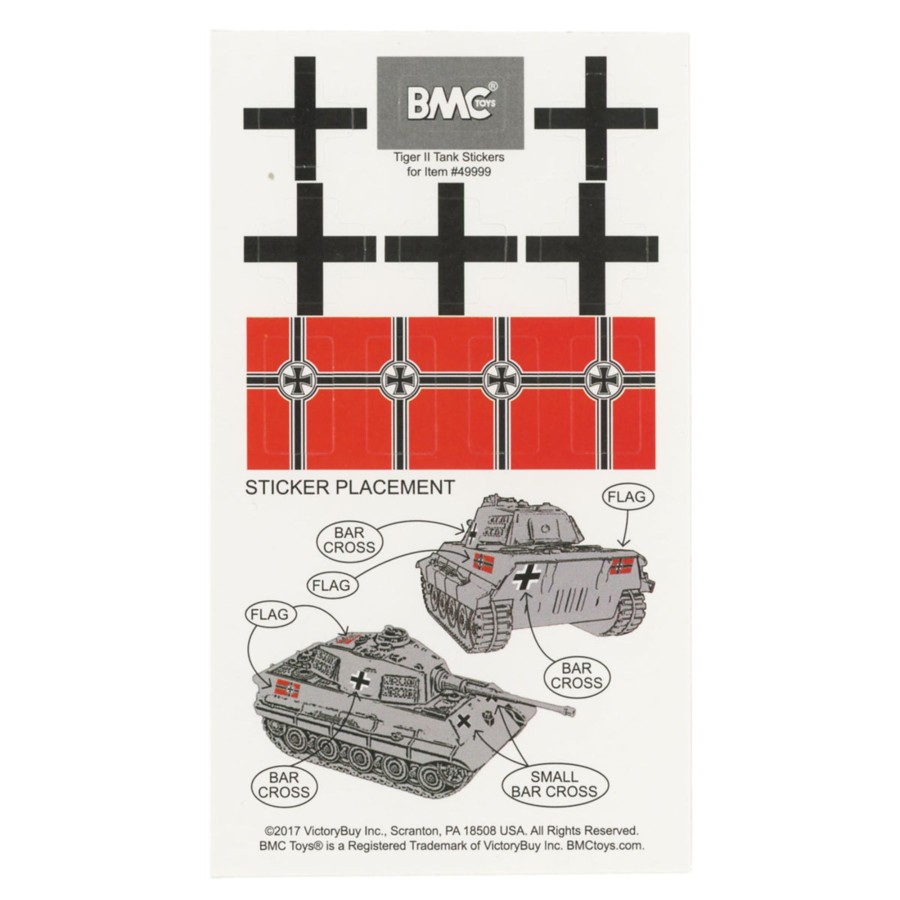 Era BMC Toys | Bmc Ww2 German King Tiger Tank Stickers For 1:32 Military Vehicle-Ships Free