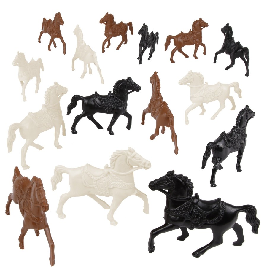 Era BMC Toys | Bmc Classic Lido Riding Horses-15Pc Plastic Figure Playset 45Mm Accessories