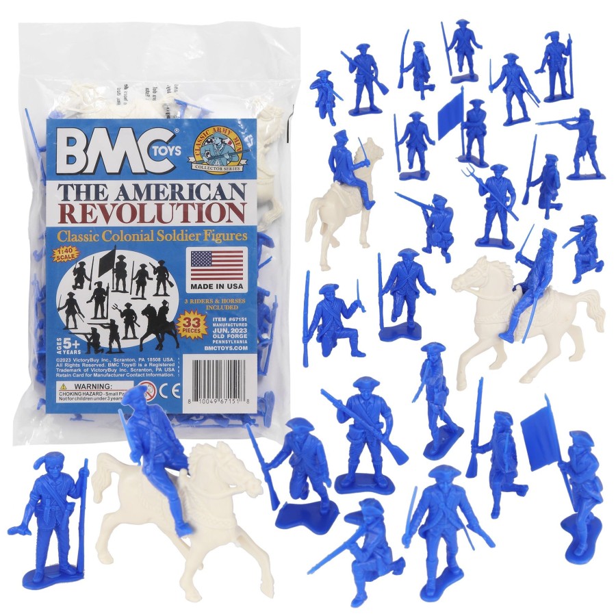 Era BMC Toys | Bmc Classic Mpc Revolutionary War Colonial Soldiers-Plastic Army Men Figures