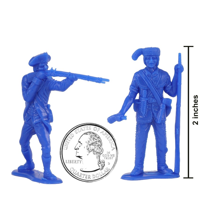 Era BMC Toys | Bmc Classic Mpc Revolutionary War Colonial Soldiers-Plastic Army Men Figures