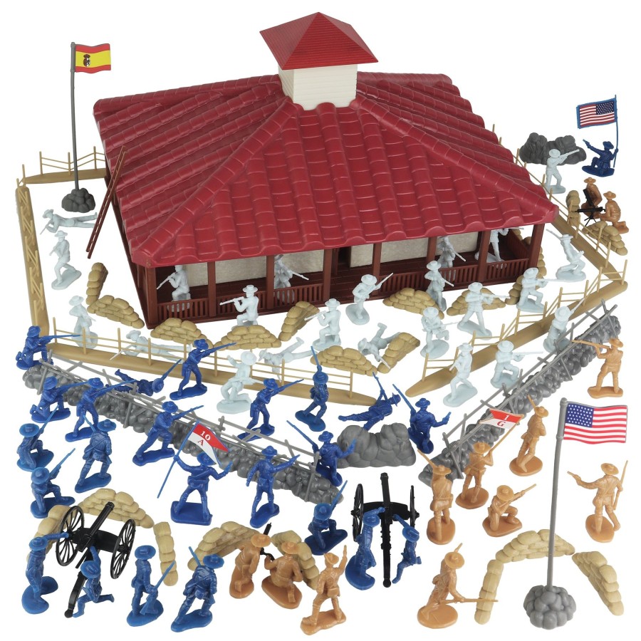 Era BMC Toys | Bmc The Rough Riders Charge Up San Juan Hill-102Pc Boxed Playset