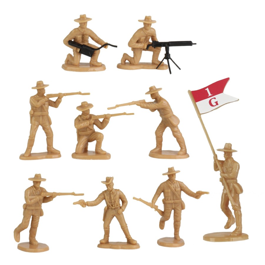 Era BMC Toys | Bmc The Rough Riders Charge Up San Juan Hill-102Pc Boxed Playset