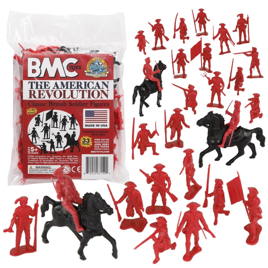 Era BMC Toys | Bmc Classic Mpc Revolutionary War British Soldiers-Plastic Army Men Figures