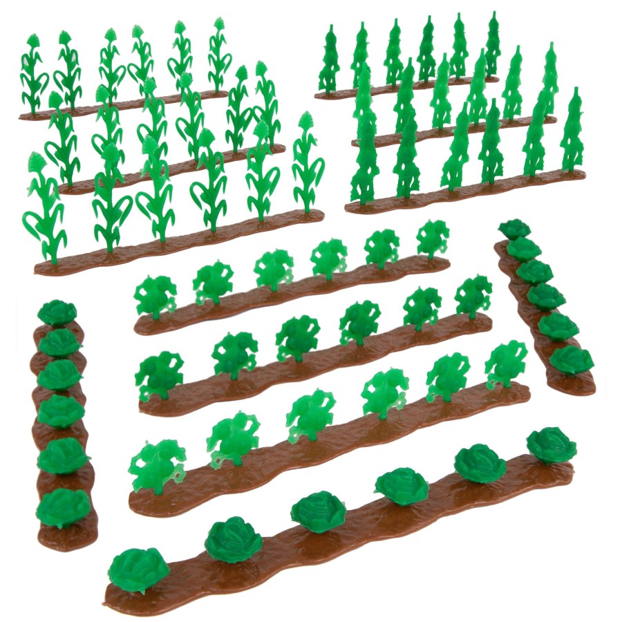 Era BMC Toys | Bmc Classic Marx Farm Crop Rows-12Pc Plastic Corn & Vegetable Field Playset Usa