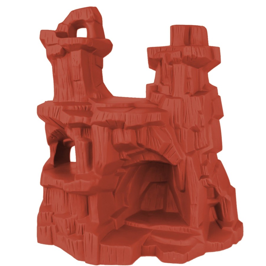 Plastic Army Tim Mee | Timmee Battle Mountain Scenery-Rust Red Figure Display & Play Terrain Us Made