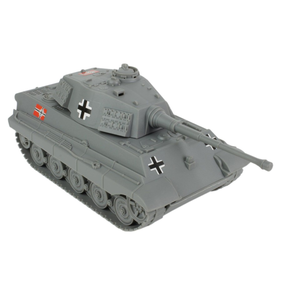 Era BMC Toys | Bmc Ww2 German King Tiger Tank-Gray 1:32 Vehicle For Plastic Army Men