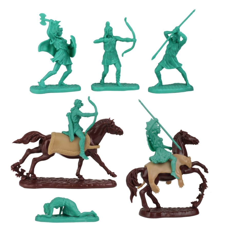 Era LOD | Lod Trojan War Plastic Amazon Warrior Figures-12Pc Ancient Female Toy Soldiers