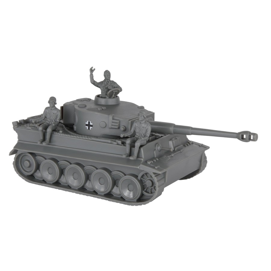 Era BMC Toys | Bmc Cts Ww2 German Tiger I Tank-Gray 1:38 Plastic Army Men Military Vehicle