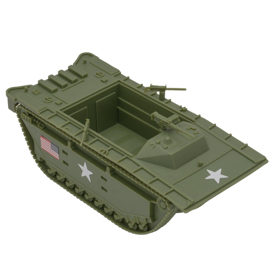 Era BMC Toys | Bmc Ww2 Usmc Amtrac Lvt-Od Green 1:32 Amphibious Vehicle For Plastic Army Men