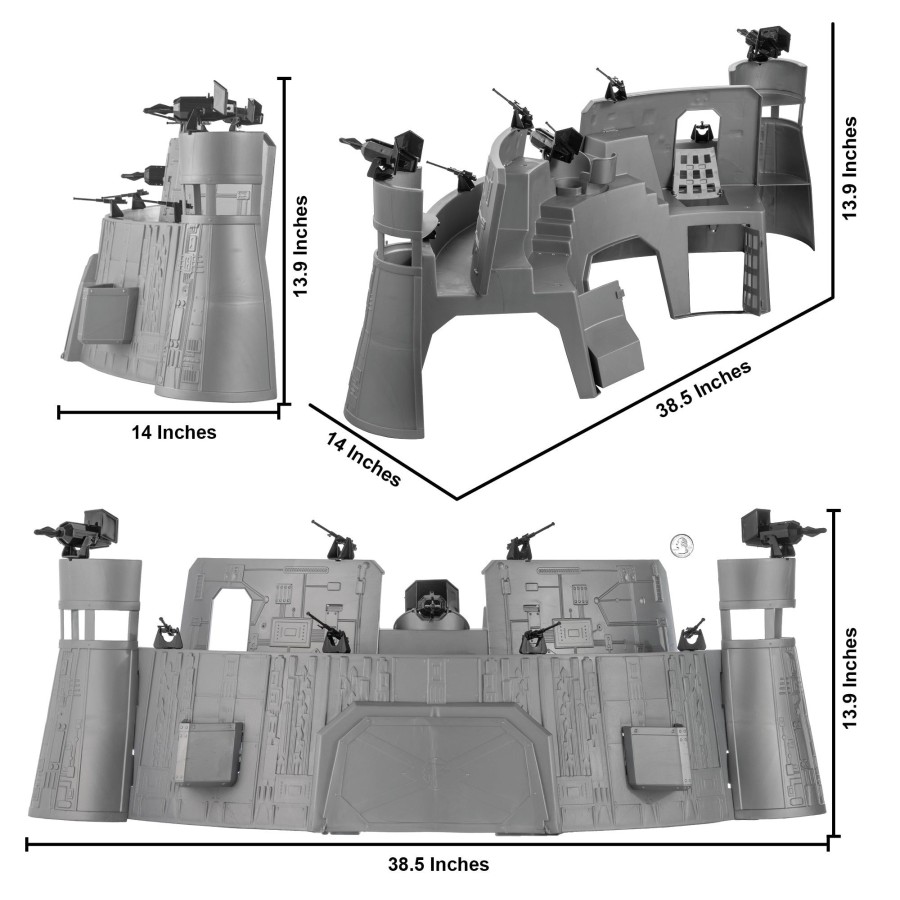 Era Tim Mee | Timmee Star Attack Battle Station-Action Figure Size For Play & Display-Usa