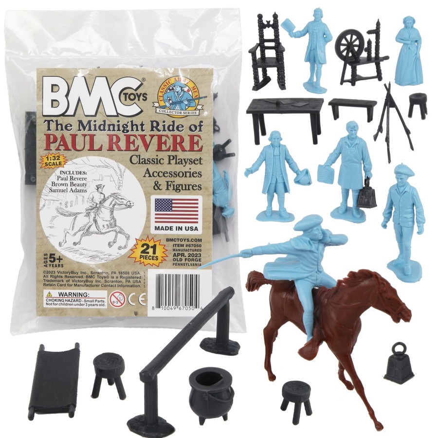 Era BMC Toys | Bmc Classic The Midnight Ride Of Paul Revere-21Pc Plastic Figure Playset