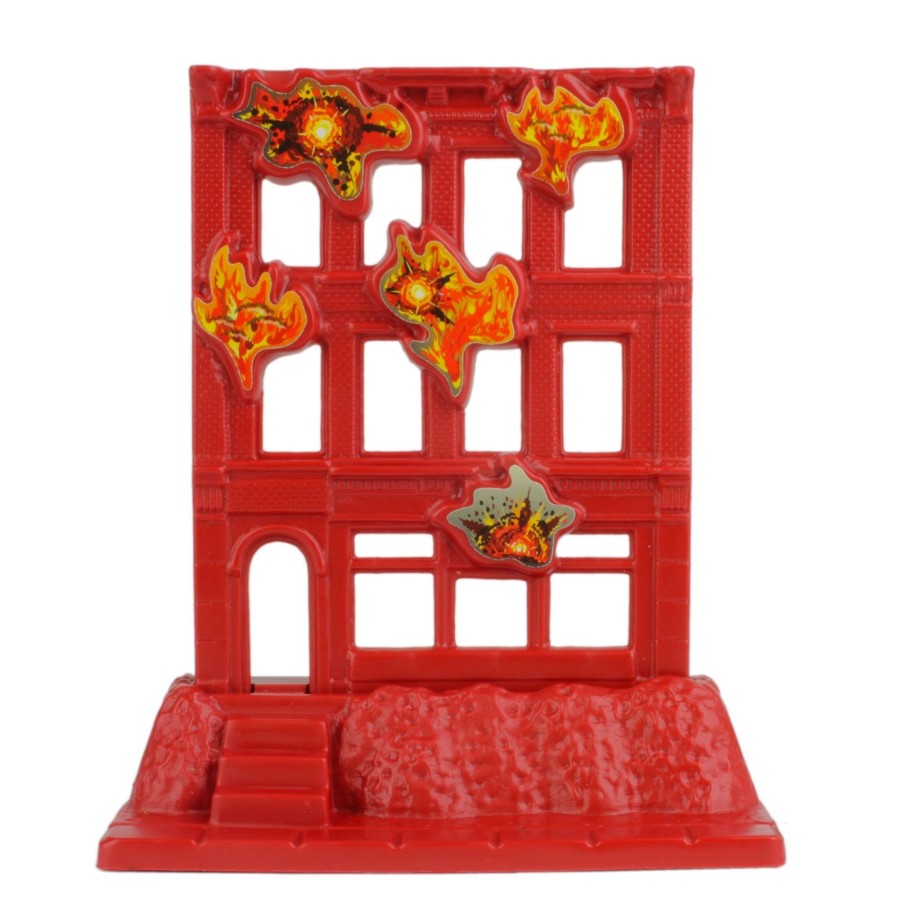 Era Tim Mee | Timmee Brick Building Under Attack-Plastic Army Men Playset Accessory Us Made