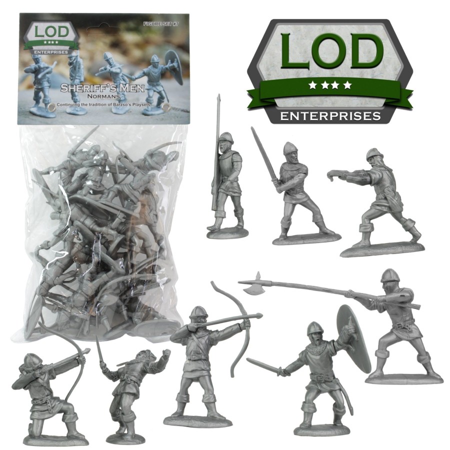 Era LOD | Lod Robin Hood Sheriff Of Nottingham Normans-16 Silver Gray 1:30 Figures