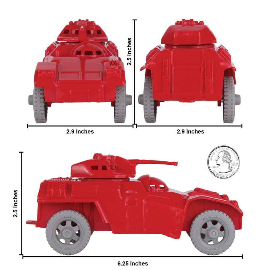 Era Tim Mee | Tim Mee Galaxy Laser Team Mars & Lunar Patrol Rovers-Plastic Space Vehicles