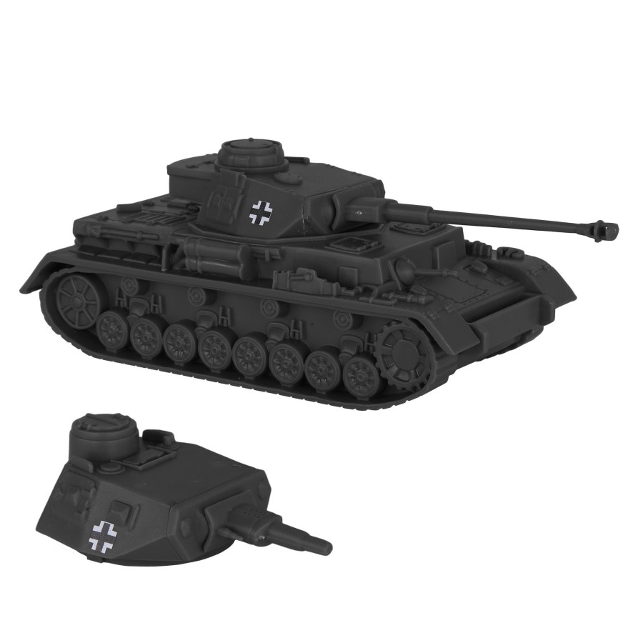 Era BMC Toys | Bmc Cts Ww2 German Panzer Iv Tank-Dark Gray 1:38 Plastic Army Military Vehicle