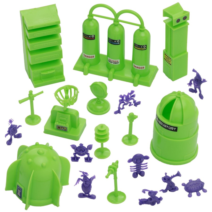 Era BMC Toys | Bmc Classic Sci-Fi Mars Outpost-20Pc Plastic Army Men Space Accessory Playset