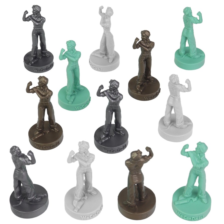 Era BMC Toys | Bmc Rosie The Riveter Plastic Figures-12Pc Classic Statue Colors