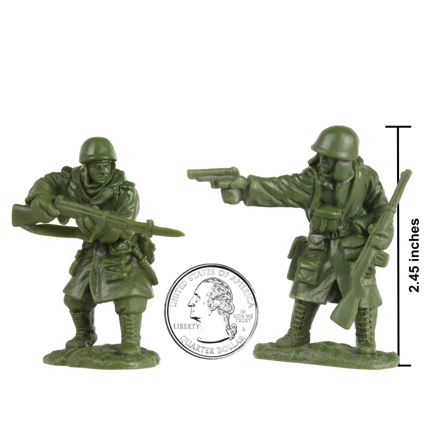 Era BMC Toys | Bmc Korean War Winter Battle-16Pc Od Green United States Soldier Figures