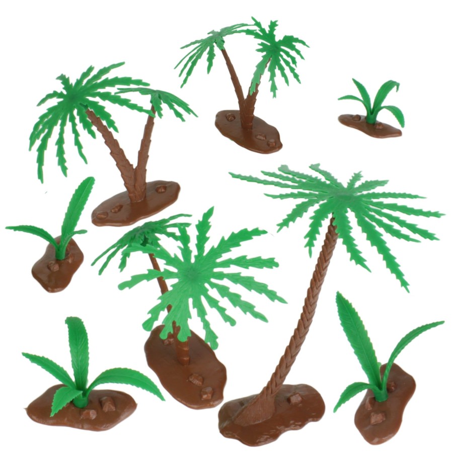 Era BMC Toys | Bmc Classic Marx Palm Trees & Jungle Ferns-8Pc Plastic Playset Accessories