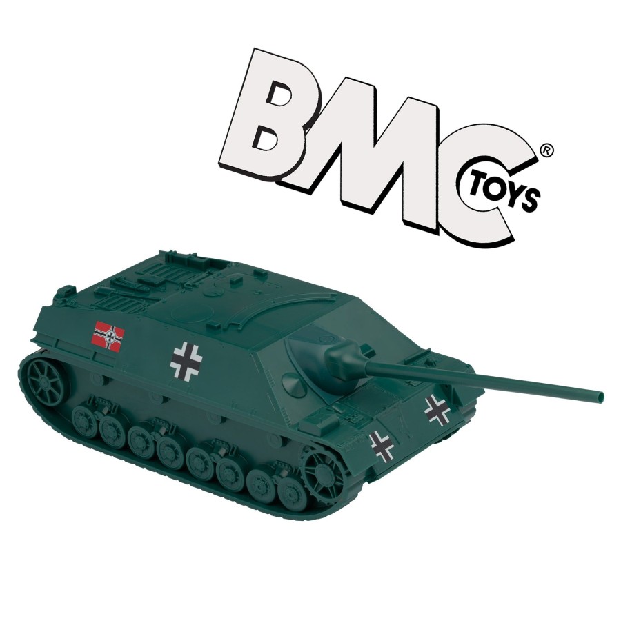 Era BMC Toys | Bmc Ww2 German Jagdpanzer Tank Destroyer-Forest Green Plastic Army Men Vehicle